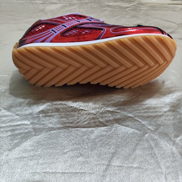 BOTTEGA VENETA Red & Purple Mesh Sneakers main image 7
